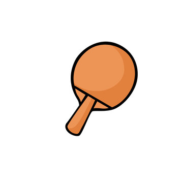 ping pong paddle illustration 