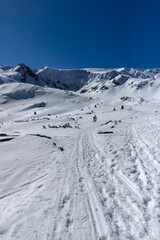 Obraz premium Rila Mountain near The Seven Rila Lakes, Bulgaria
