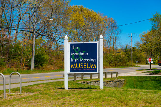 Maritime Irish Mossing Museum aka Scituate Historical Society at 301 Driftway in Greenbush village in town of Scituate, Massachusetts MA, USA.