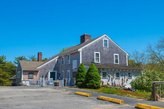 Maritime Irish Mossing Museum aka Scituate Historical Society at 301 Driftway in Greenbush village in town of Scituate, Massachusetts MA, USA.