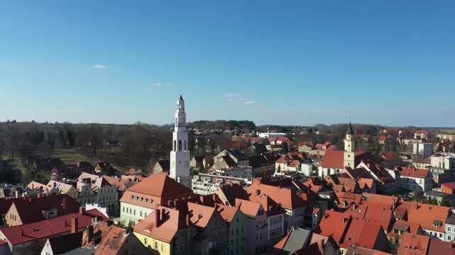 Detailed View of Historic Town Hall Architecture - Greiffenberg - Region Izerskie