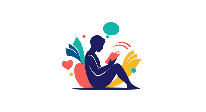 Person sitting with a tablet device.