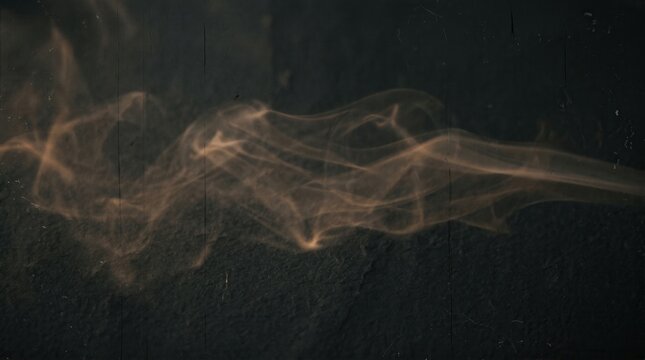 Golden ethereal smoke flowing over dark textured stone background perfect for cinematic presentations, website banners, and professional corporate design