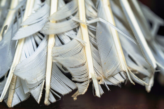 Badminton Shuttlecock Close-Up, Sports Equipment Detail