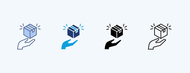 Fototapeta premium Product Management Multiple Icon Illustration Vector