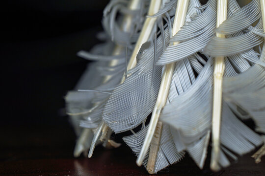 Badminton Shuttlecock Close-Up, Sports Equipment Detail