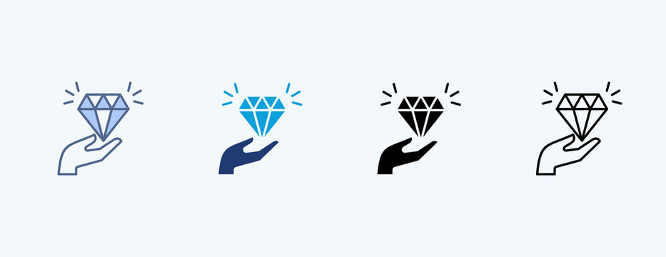 Value Proposition Multiple Icon Illustration Vector