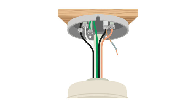 Ceiling fan electrical wiring diagram for home installation