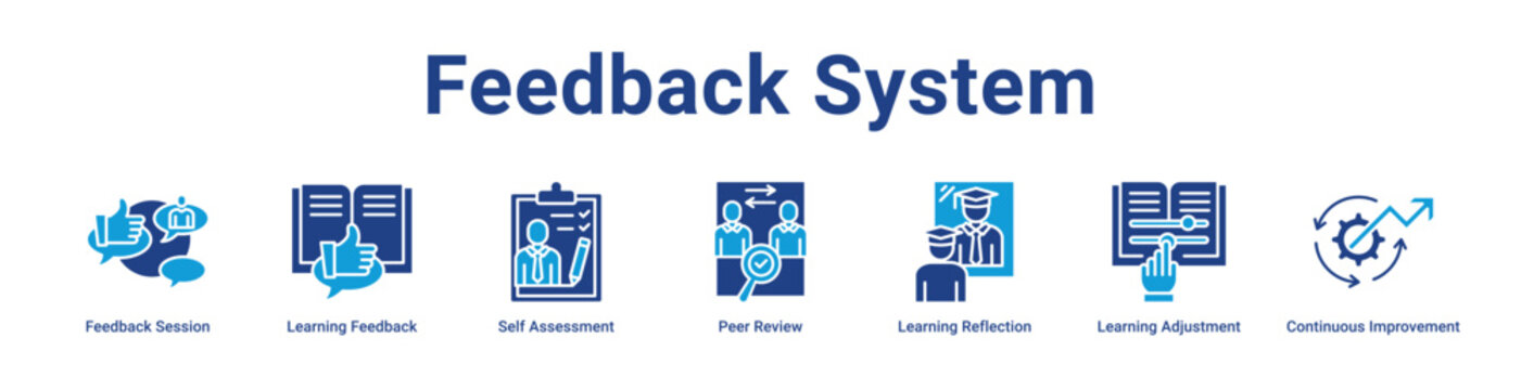 -Feedback System web Icon Banner and Collection