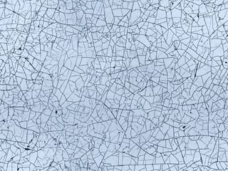 Obraz premium Seamless tileable cracked white paint texture, distressed grunge background