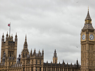 Obraz premium Houses of Parliament and Big Ben in London