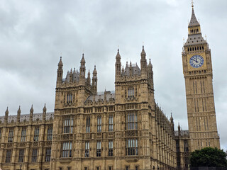 Obraz premium Houses of Parliament and Big Ben in London