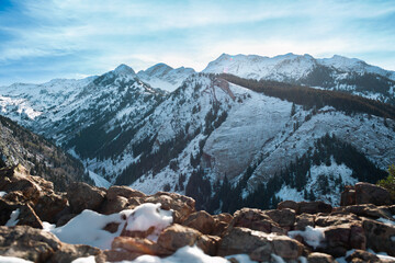 snow covered mountains © Benjamin