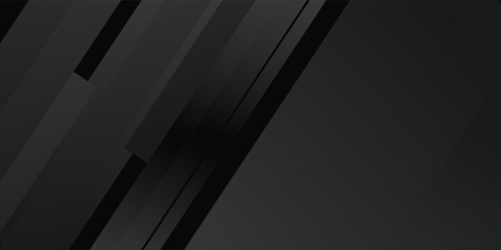 minimalist banner black geometric abstract background. Creative element design in vetor illustration