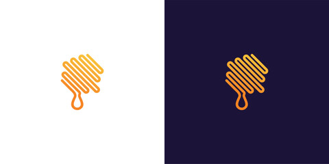 honey  modern style icon logo design © berkah
