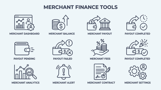 Merchant finance tools and services.