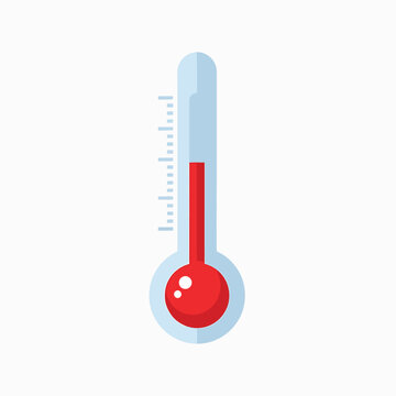 Thermometer with red temperature gauge 1.