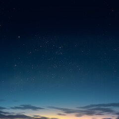 Fototapeta premium night sky with stars, night sky with subtle stars and gradient
