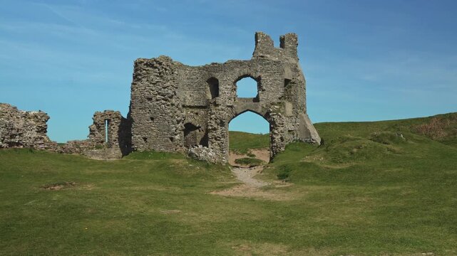 Ruins of Pennard Castle, Gower Peninsula, South Wales