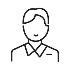 Obraz premium User Profile Icon.Account Profile Icon.Profile User Outline Icon..eps