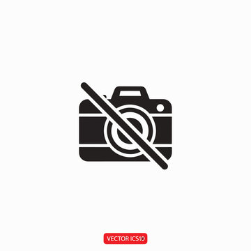 Forbidden Camera Icon No Photography.