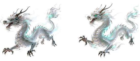 Fototapeta premium 龍 ドラゴン 動物 生き物 イラスト