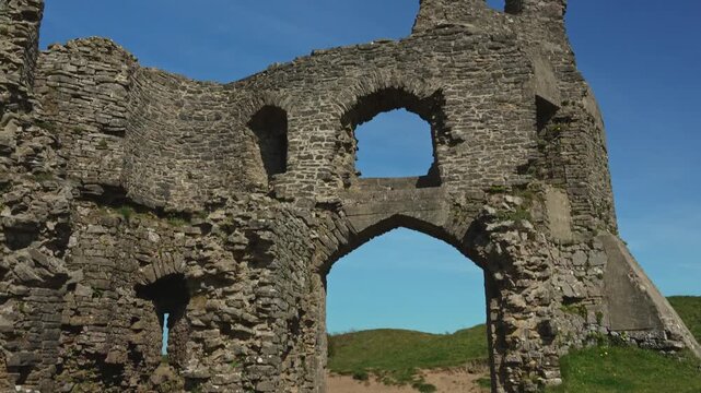 Ruins of Pennard Castle, Gower Peninsula, South Wales