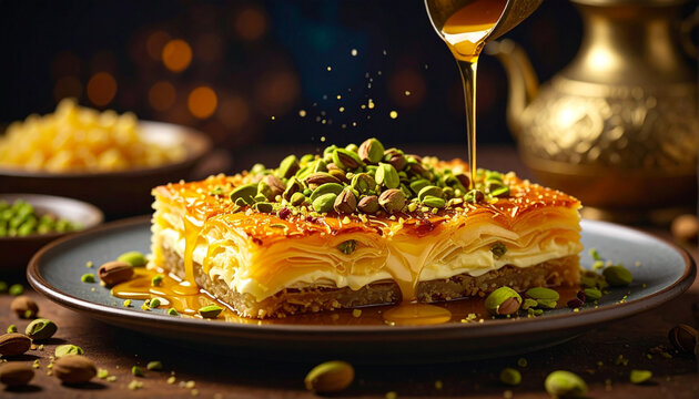 Pasta with salmon and caviar served as a gourmet Italian meal with wine on a table