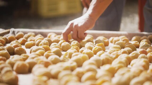 「紀州南高梅の天日干し」和歌山県みなべ町 Sun-Drying Kishu Nanko Ume Plums in Minabe Town, Wakayama, Japan