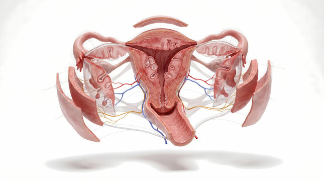 Anatomical Diagram of the Female Reproductive System