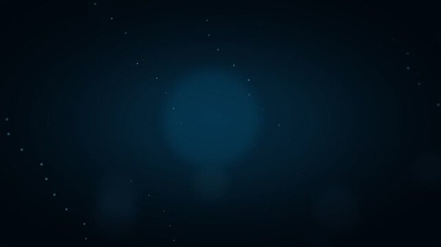 Cosmic nebula background: Abstract blue starry space light effect