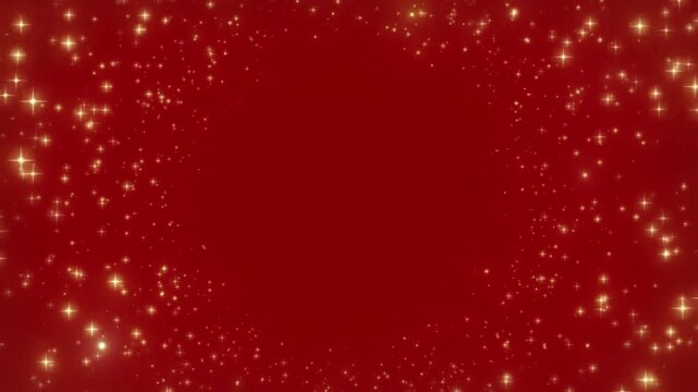 Dark Red 8B0000 Hex Code Glitter Shimmer Particles Sparkles Stars Flying Movement Place for logo text CopySpice Sale Discounts Abstract presentation Backgrounds seamless loop animation