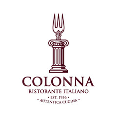 Fototapeta premium Local craft food logo design restaurant cooking