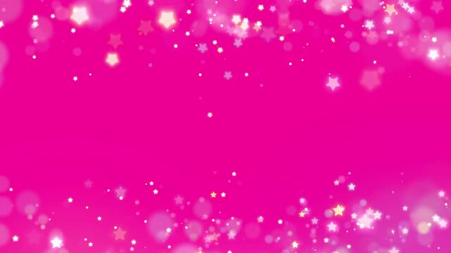 Deep Pink FF1493 Hex Code Particles Stars Flying Movement Place for logo text CopySpice Sale Discounts Abstract presentation Backgrounds seamless loop animation minimal promo video advertising market