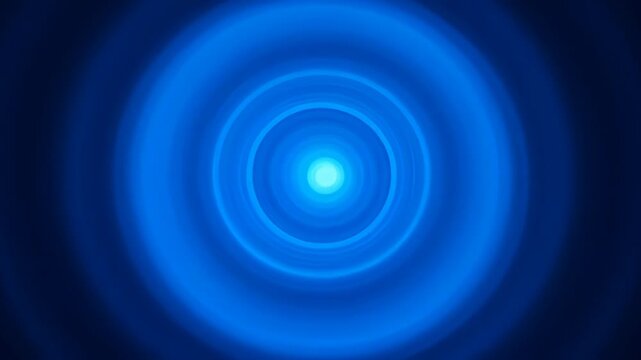 Blue circular abstract light background with elegance for business cycle and concentric glow, circular concentric blue light glow with business elegance cycle pattern dark background, circular