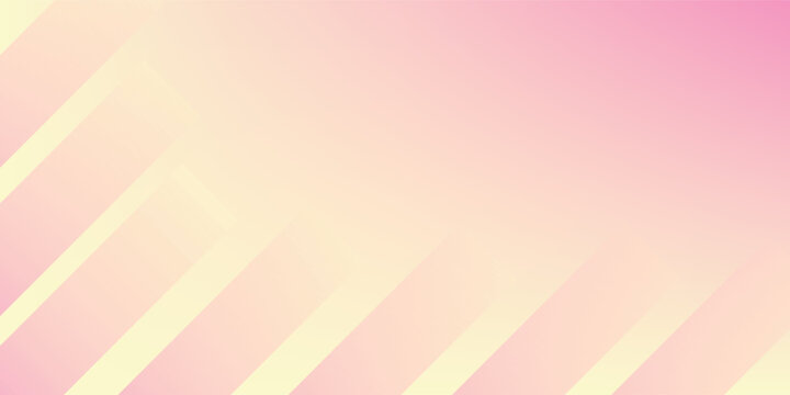 Yellow and pink smooth gradient. Springtime color blur background. Summer mood pastel blurred gradient backdrop. Soft abstract theme wallpaper for poster, banner, design template, presentation. Vector