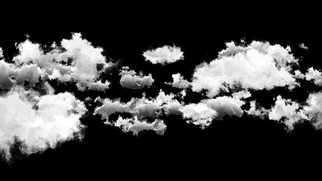 alpha Clouds moving through the clouds(After Effects production)
