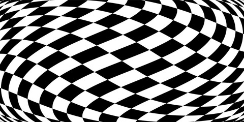 Obraz premium Race flag. Speed flag design. Car rally competition. Black and white squares pattern. Vector illustration