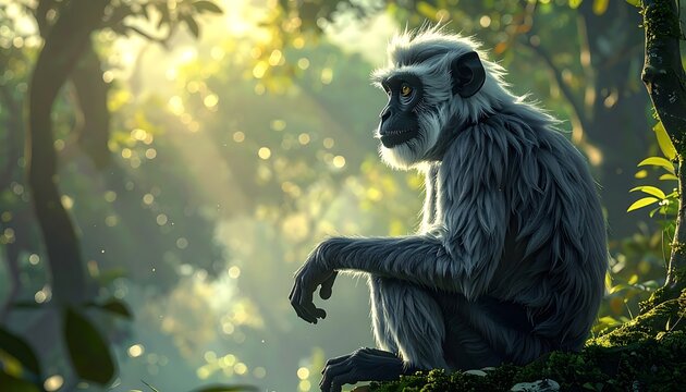Monkey in sunlight (1)