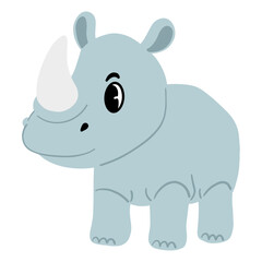 Fototapeta premium Rhino – World Wildlife Day Illustration
