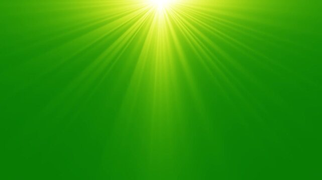 Bright Flashing Light Flare Green Screen 4K &ndash; Emergency Style Lens Flare Overlay with Flicker Effect and Glowing Light Rays Alpha Channel