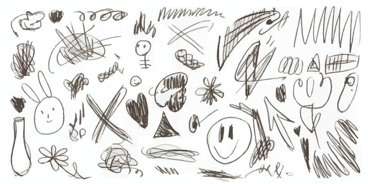 Collection of Childlike Drawings and Scribbles ztfw5y7hr4wd0mmtz4wb2a
