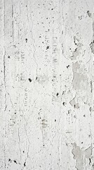 Fototapeta premium old stone wall, weathered cement texture, cracked plaster surface, ancient masonry detail, white peeling paint, rough concrete background, aged building material, industrial grunge style, distressed