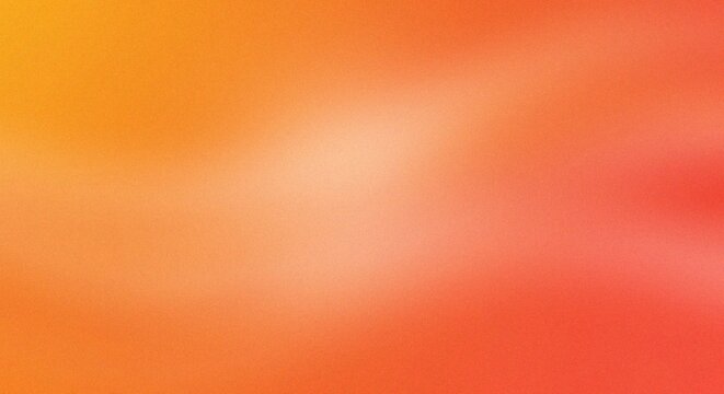Soft gradient background blending warm orange to pink hues Grainy Noise Texture Design for Retro Poster Header and Web Backdrop