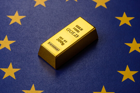 Gold bars or ingots as a tool for balance, financial investment, and savings. Gold bars