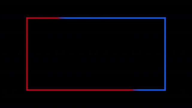 purple neon webcam overlay with curved glowing lines and smooth edges on transparent alpha Perfect for modern streaming digital layouts and global festival themed designs
