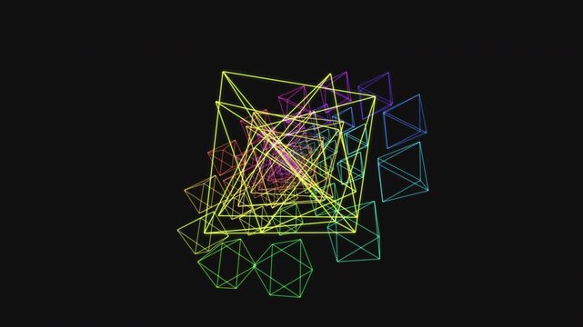 Premium 4K seamless loop of a 3D Manipura Solar Plexus Mandala ascending continuously in a cinematic charcoal void. Ideal for VJ sets, trance festivals, yoga studios, and meditation backgrounds.