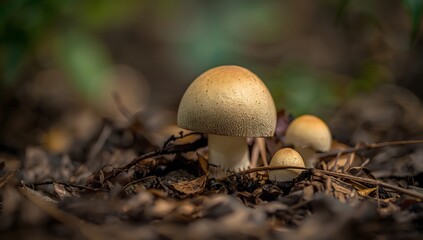 A nature photo featuring mushrooms, one of the most wonderful creatures in the world.