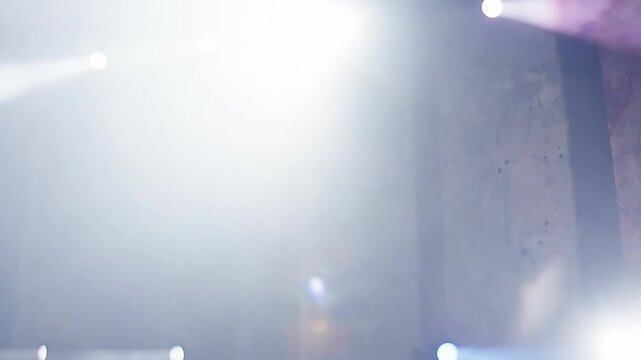 spotlight on stage