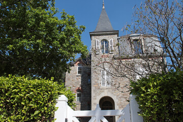 old stone villa in beg-meil in fouesnant in brittany in france  © frdric